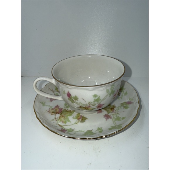 Hutschenreuther Maple Leaf Cup‎ And Saucer Set - Picture 1 of 7